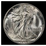 1943-s Walking Liberty Half Dollar 50c Grades ms65