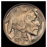 1927-p Buffalo Nickel Near Top Pop 5c ms67 SEGS