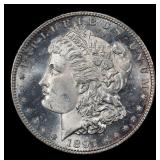 1897-s Morgan Dollar $1 Grades ms63+