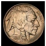 1936-d Buffalo Nickel 5c Grades ms66+