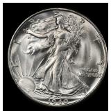 1940-s Walking Liberty Half Dollar 50c ms66 SEGS