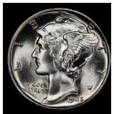 1945-p Mercury Dime Near Top Pop! 10c ms68 SEGS