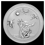 2024 Star Wars Grogu "Baby Yoda" 1 oz Silver $2 Ni