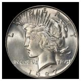 1927-s Peace Dollar Near Top Pop $1 ms65 SEGS
