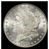 1878-p 7tf Morgan Dollar $1 Grades ms62