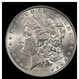 1884-p Morgan Dollar $1 Grades ms62