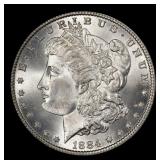 1884-p Morgan Dollar $1 ms66+ SEGS