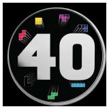 Tetris 40th Anniversary Colorized Style - 1 oz Sil
