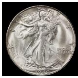 1940-s Walking Liberty Half Dollar Near Top Pop 50