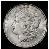 1886-p Morgan Dollar $1 Grades ms64