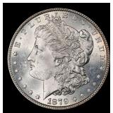 1879-p Morgan Dollar $1 Grades ms62+