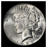1928-p Peace Dollar $1 Grades ms63