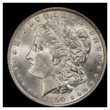 1890-p Morgan Dollar $1 Grades ms64+
