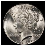 1934-p Peace Dollar $1 Grades ms64