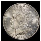 1896-p Morgan Dollar $1 Grades ms65
