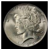 1925-p Peace Dollar Near Top Pop $1 ms67+ SEGS