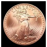 Saint Gaudens Style - 1oz .999 Fine Copper Round