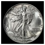 1939-s Walking Liberty Half Dollar Near Top Pop 50