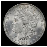 1896-p Morgan Dollar $1 Grades ms64