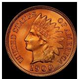 1900 Indian Cent Near Top Pop! 1c ms66+ rd SEGS