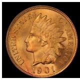 1901 Indian Cent TOP POP! 1c ms67 rd SEGS