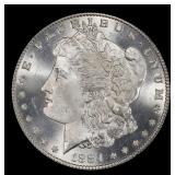 1884-p Morgan Dollar $1 Grades ms65+