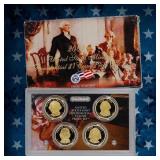 2007-2009 Presidential Dollar Proof Sets First  3