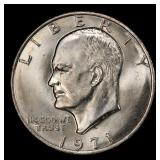 1971-d Eisenhower Dollar Near Top Pop $1 ms67 SEGS