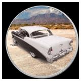 1956 Chevrolet Bel Air Colorized Style - 1 oz Silv