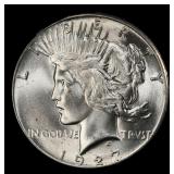 1927-p Peace Dollar Near Top Pop $1 ms65+ SEGS