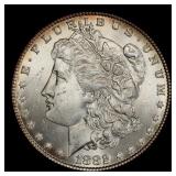 1882-p Morgan Dollar $1 Grades ms64+