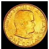 1922 Grant w/Star Gold Commem Dollar Near Top Pop!