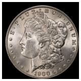 1900-p Morgan Dollar $1 Grades ms63+