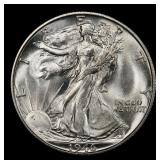 1946-s Walking Liberty Half Dollar 50c Grades ms66