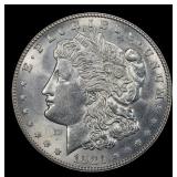 1921-d Morgan Dollar $1 Grades ms62+