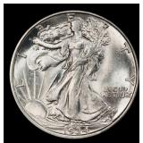1934-d Walking Liberty Half Dollar 50c Grades ms63