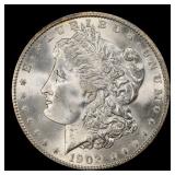 1902-o Morgan Dollar $1 Grades ms65