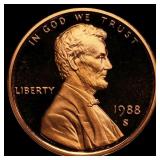 1988-s Proof Lincoln Cent 1c pr70 rd dcam SEGS