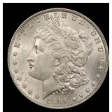 1886-p Morgan Dollar $1 Grades ms63