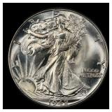 1942-p Walking Liberty Half Dollar Near Top Pop 50
