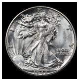 1942-s Walking Liberty Half Dollar 50c Grades ms65