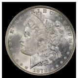 1878-p 7tf Morgan Dollar $1 Grades ms63