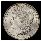 1898-p Morgan Dollar $1 Grades ms65+