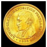 1905 Lewis & Clark Gold Commem Dollar Near Top Pop