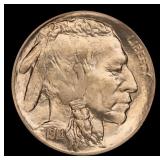 1914-d Buffalo Nickel 5c ms65 SEGS