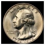 1776-1976-p Washington Quarter Near Top Pop 25c ms