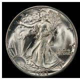 1943-d Walking Liberty Half Dollar 50c ms66+ SEGS