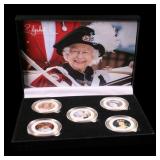 5 Coin Queen Elizabeth II - The Platnium Jubalee -