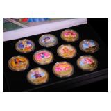 10 Coin Gold Plated Disney Princesses Set