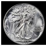 1942-p Walking Liberty Half Dollar 50c ms67 SEGS